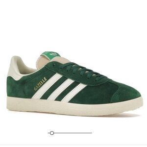NIB Adidas Gazelle Faded Archive - Dark Green/Off White/Cream White (Womens 8)